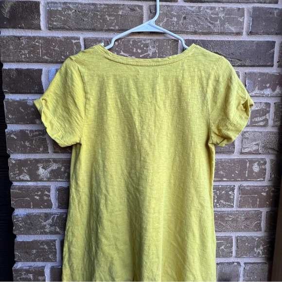 Lou & Grey for Loft Yellow T Shirt Dress, size Small - Picture 6 of 8
